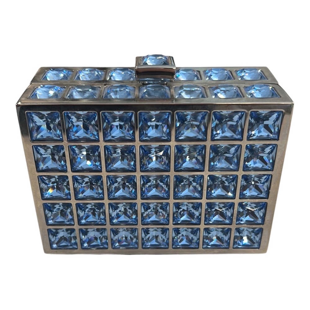 Judith Leiber Blue Crystal Clutch